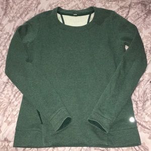 Lululemon Athletica slit back sweater size 6